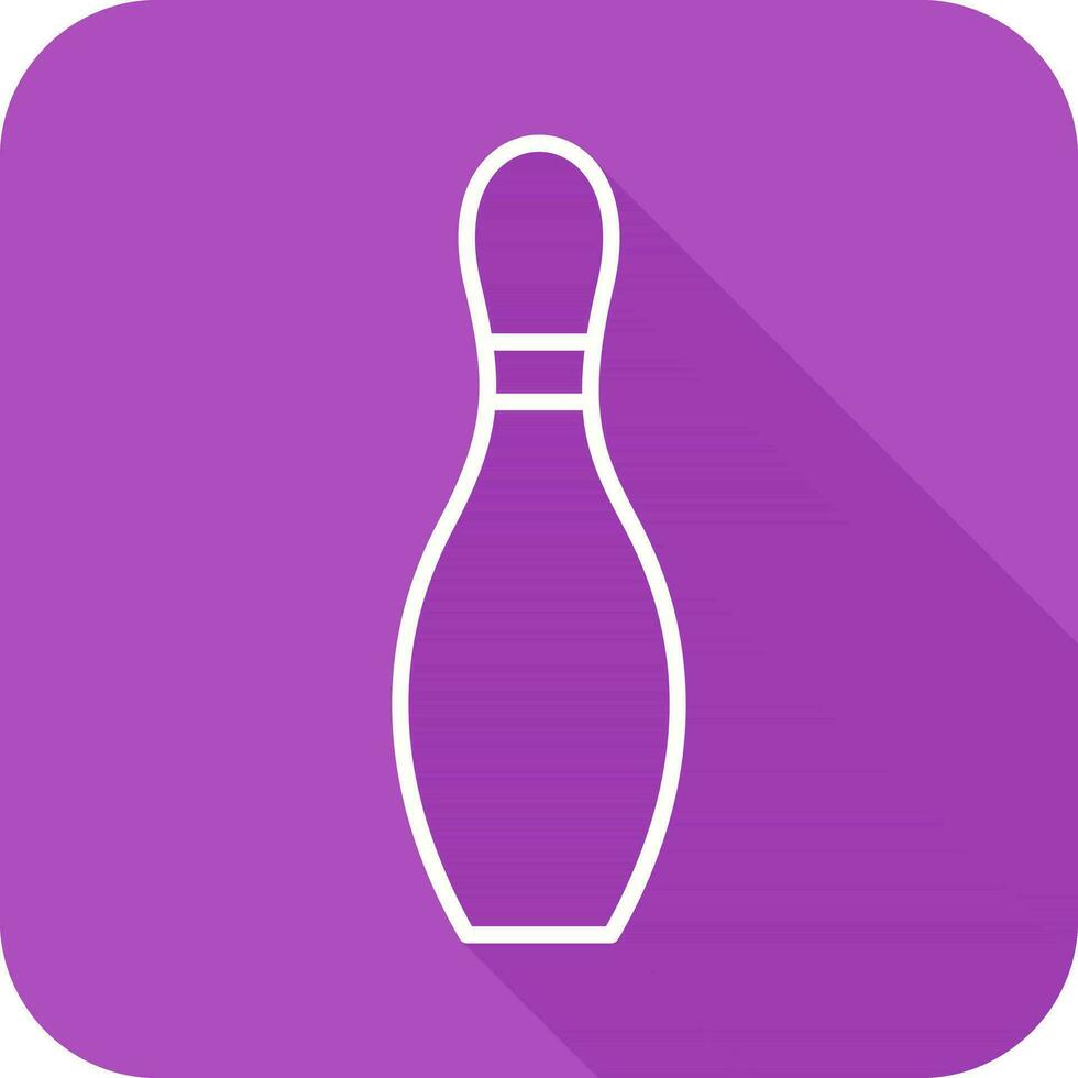 uniek bowling pin vector icoon