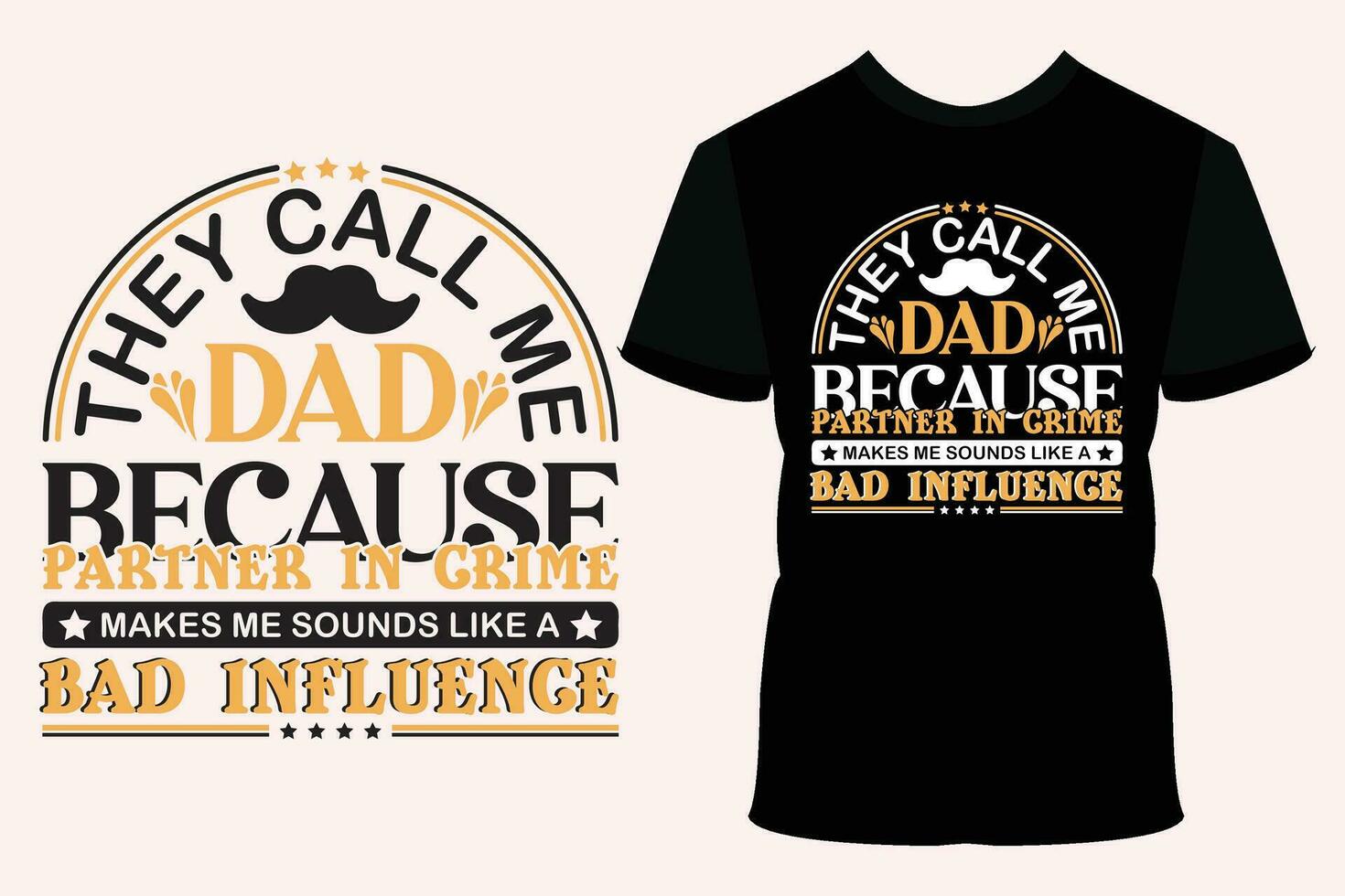 ze telefoontje me vader omdat partner in misdrijf grappig vader t-shirt ontwerp, typografie t overhemd ontwerp vector