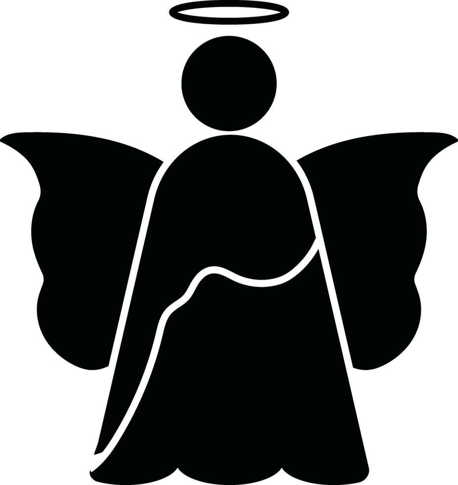 engel van vrede icoon. vector