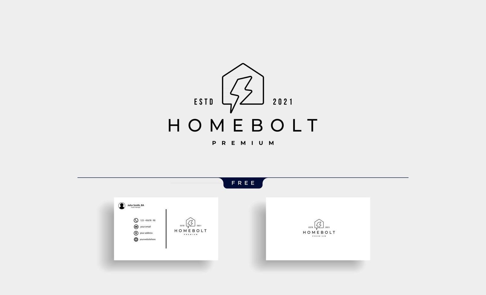 huis bout logo vector ontwerp pictogram illustratie