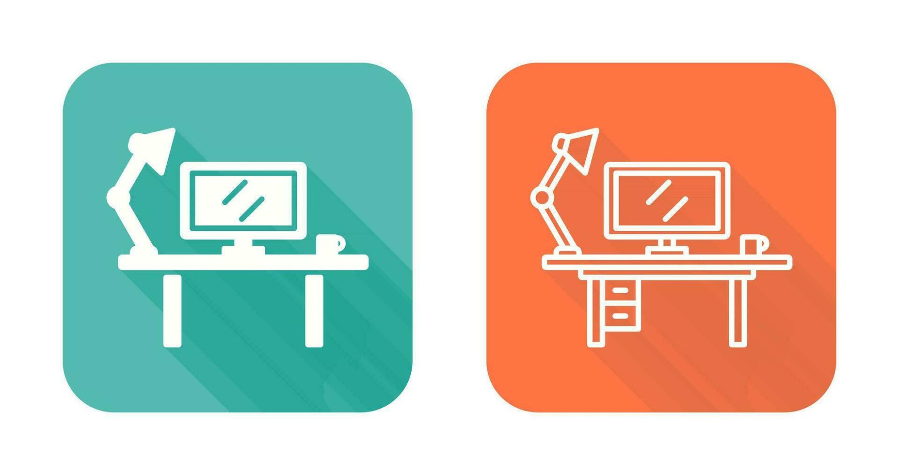 werkruimte vector pictogram