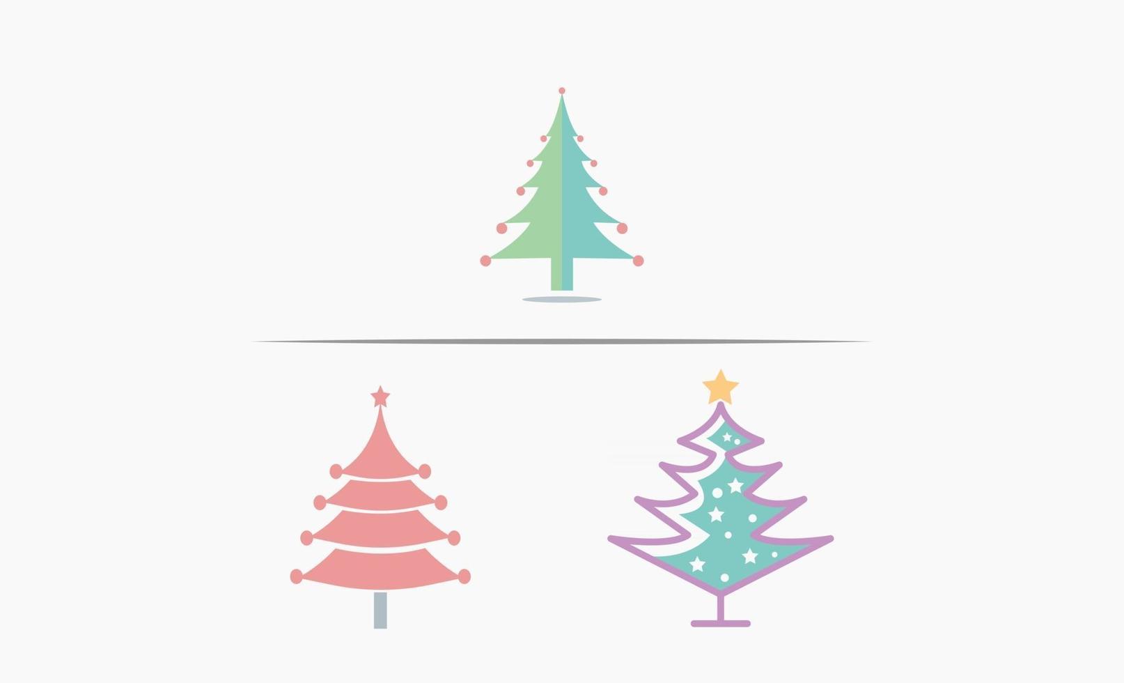 kerstboom pictogram ontwerp vector