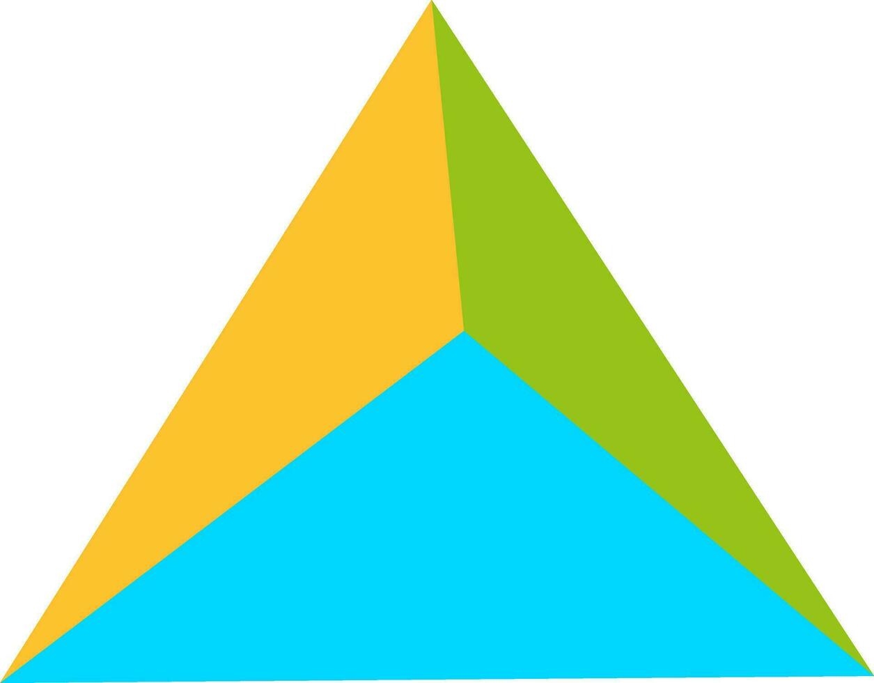 vlak illustratie van een piramide vorm infographics. vector