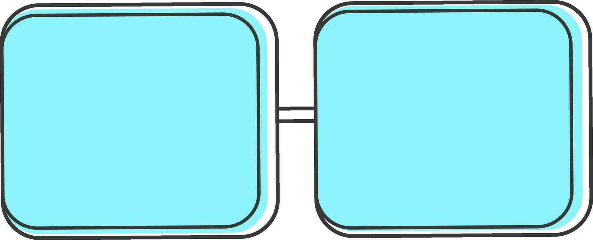 illustratie van glas in lucht kleur voor carnaval concept. vector