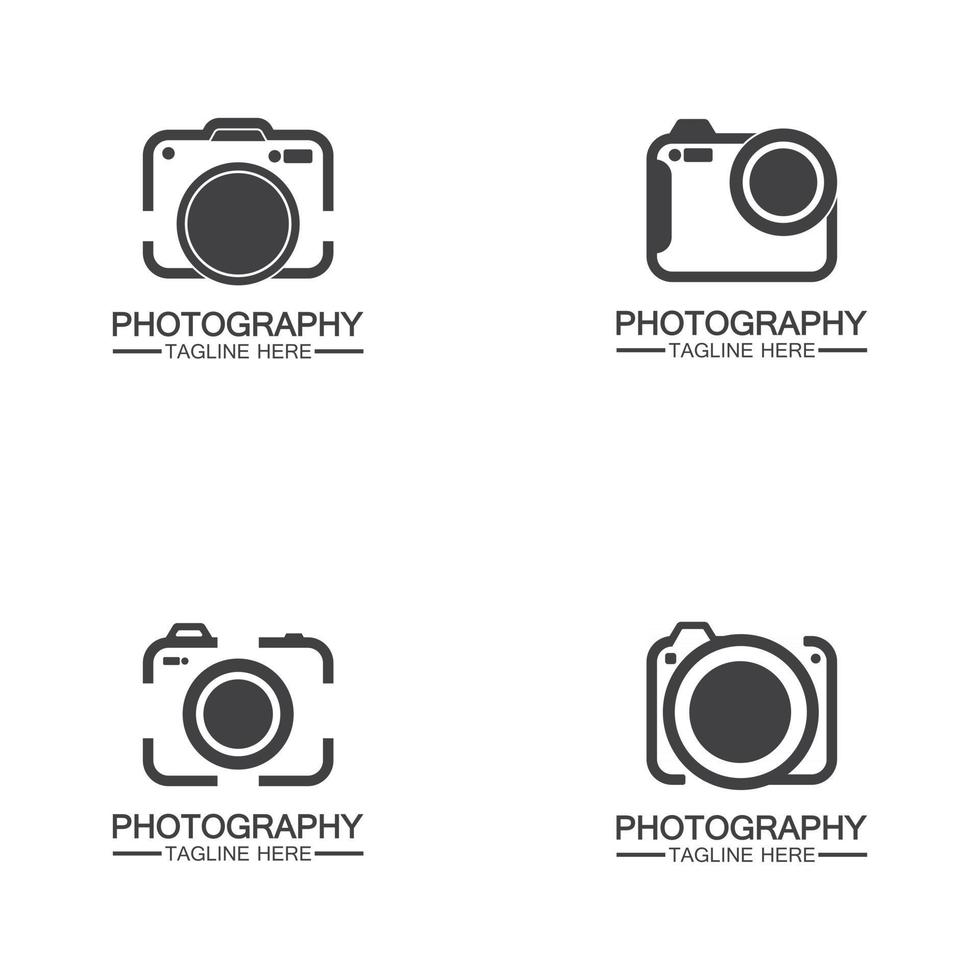 camera pictogram logo vector