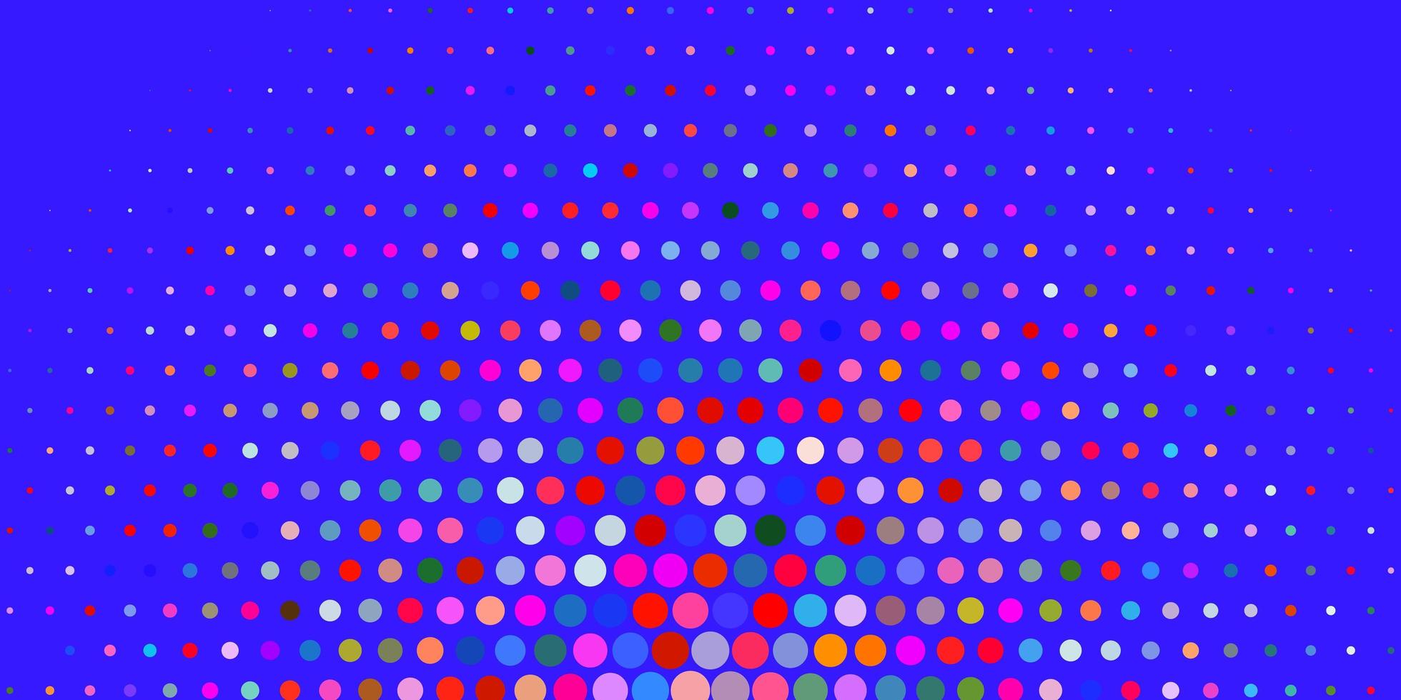 licht veelkleurige vector achtergrond met bubbels