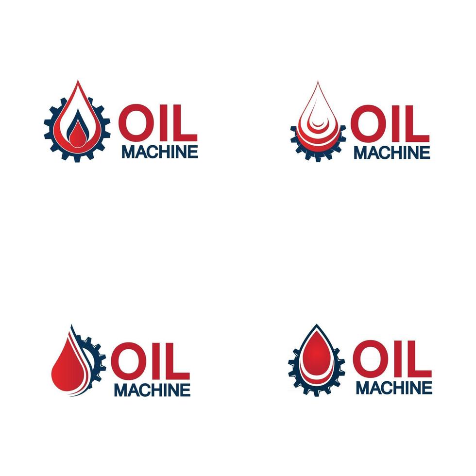 olie-industrie vector ontwerpsjabloon