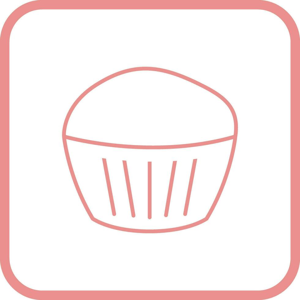 chocola muffin vector icoon