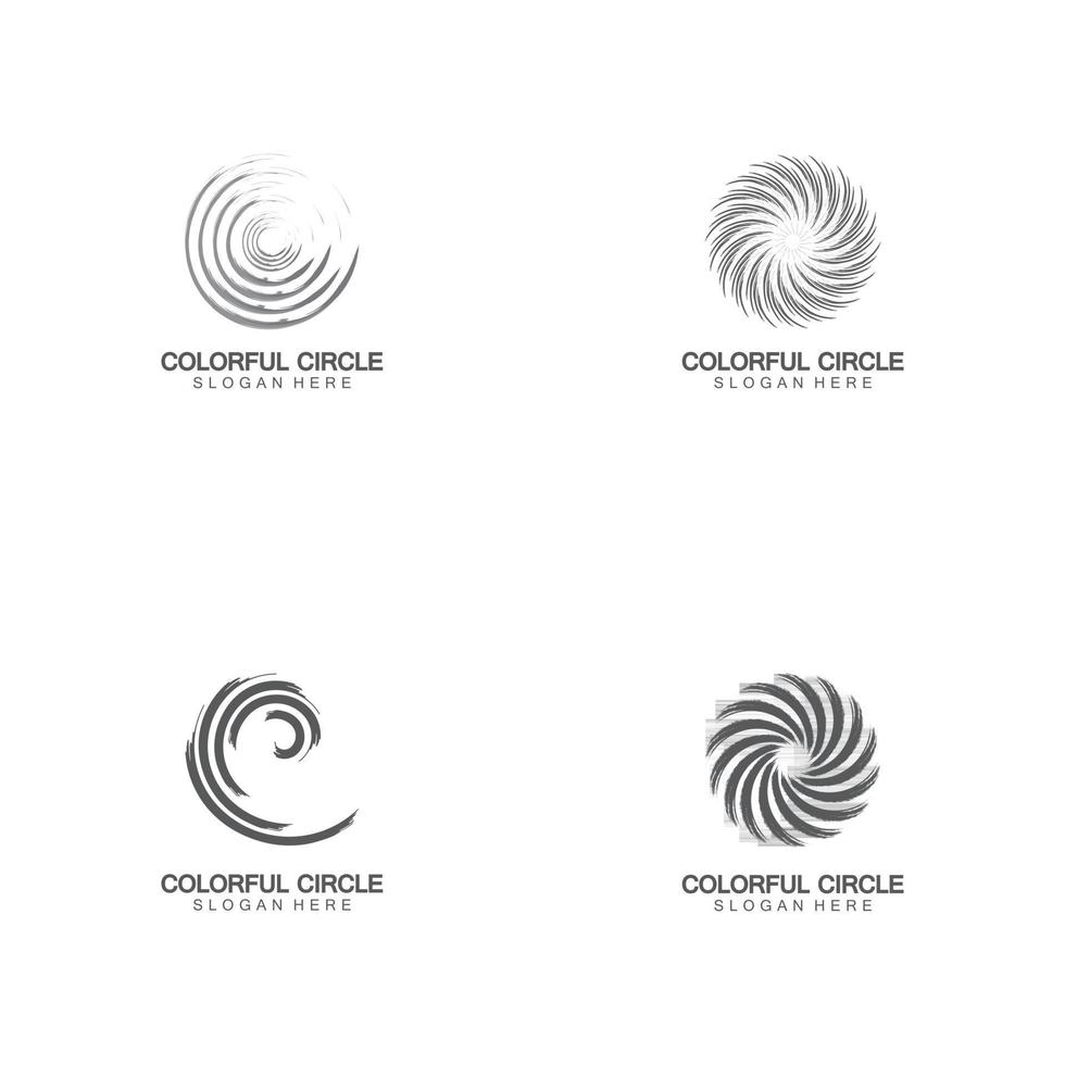 cirkel logo ontwerp vector sjabloon