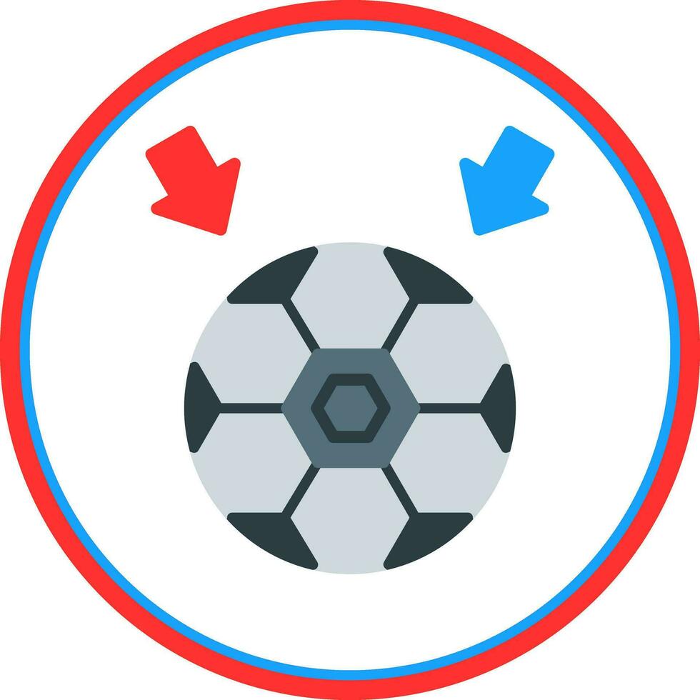 voetbal bal vector icoon ontwerp