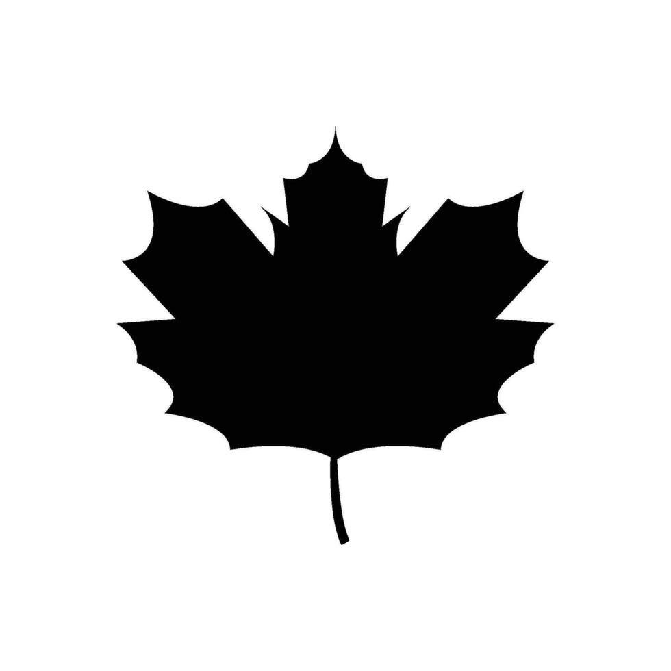 zwart boom blad vector illustratie geïsoleerd Aan transparant achtergrond