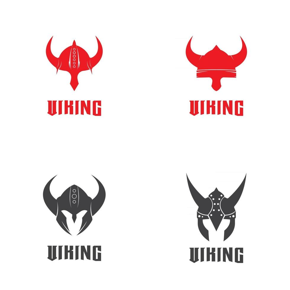 viking helm logo vector ontwerpsjabloon