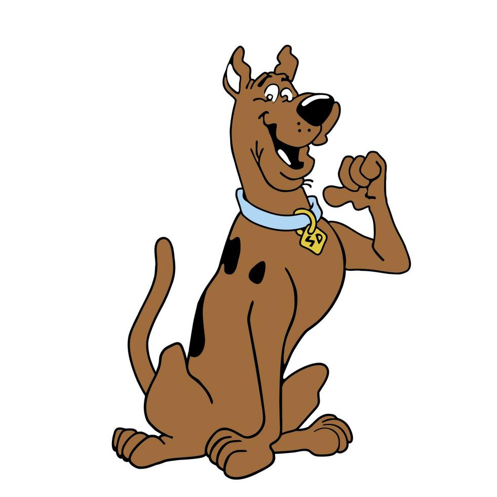 karakter illustratie in scooby doo vector