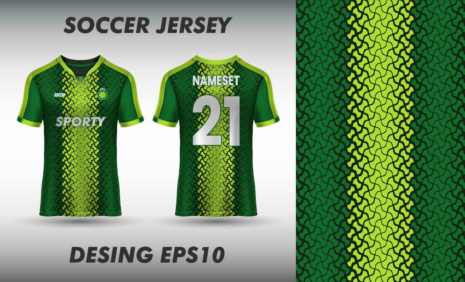 vector voetbal Jersey sjabloon sport t overhemd ontwerp en sublimatie ontwerp
