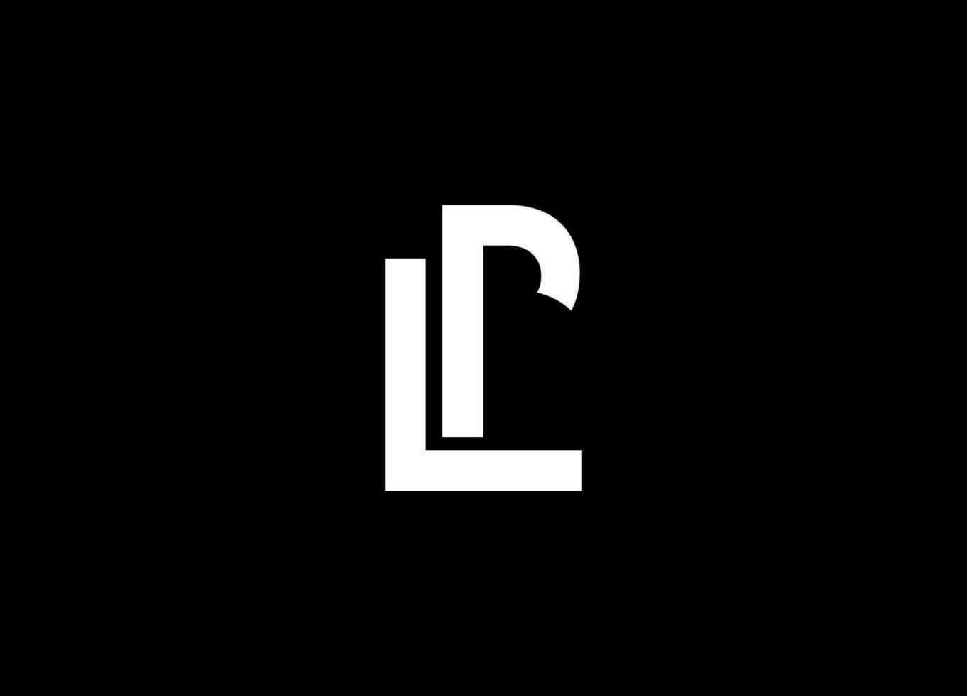 eerste brief lp logo sjabloon ontwerp. abstract elegant lijn kunst brief lp logo. deze logo icoon incorporeren met brief l en p in de creatief manier vector