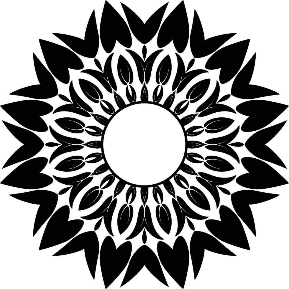 mandala met lotus bloem voor henna, mehndi, tatoeëren, en decoratie. decoratief ornament in etnisch oosters stijl. schets tekening hand- trek vector illustratie