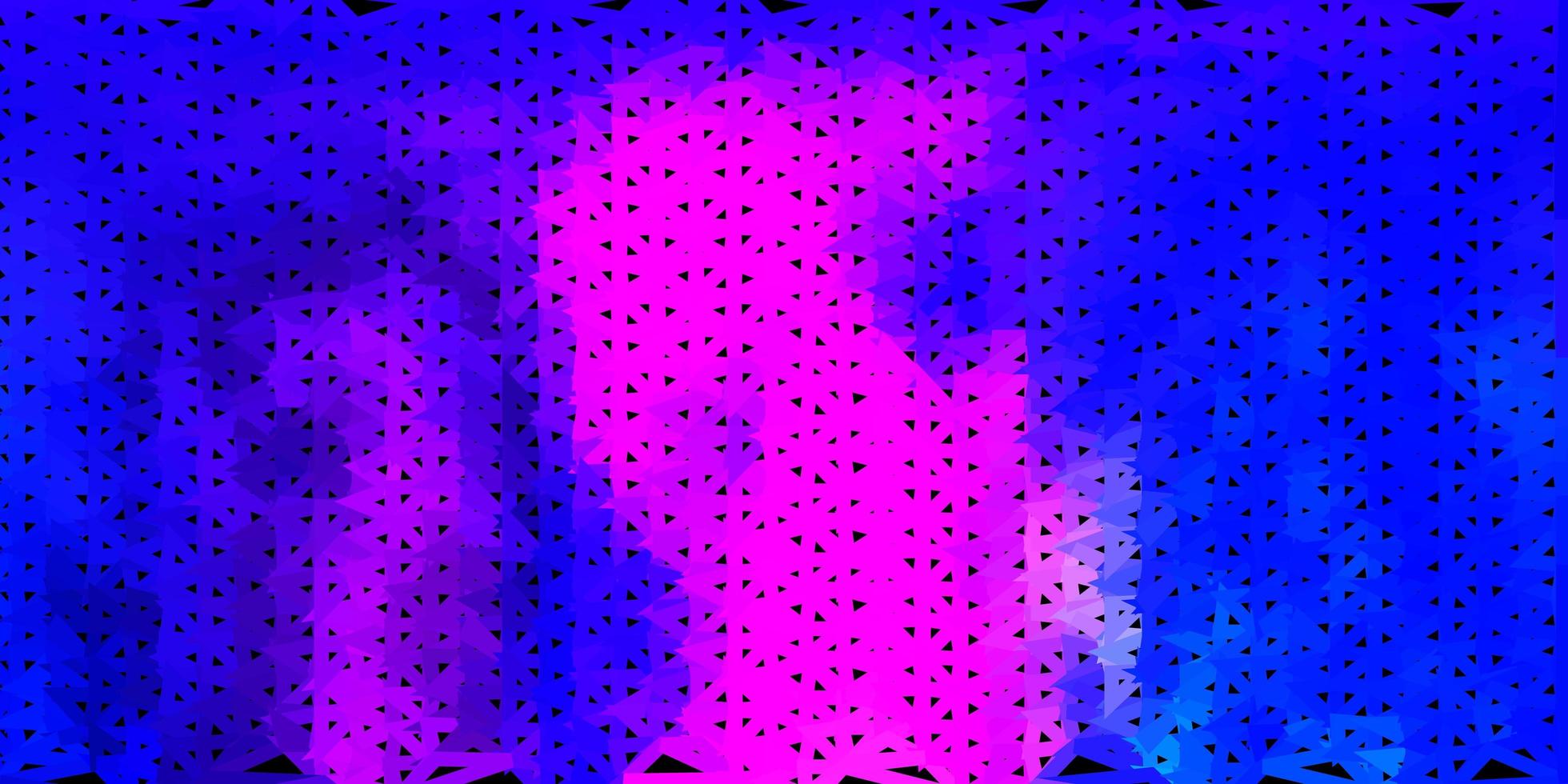donker roze blauwe vector gradiënt veelhoek textuur