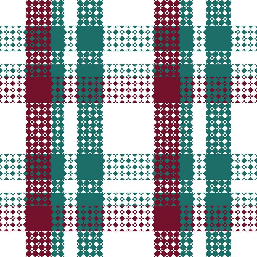 Schotse ruit plaid vector naadloos patroon. Schotse ruit naadloos patroon. voor sjaal, jurk, rok, andere modern voorjaar herfst winter mode textiel ontwerp.