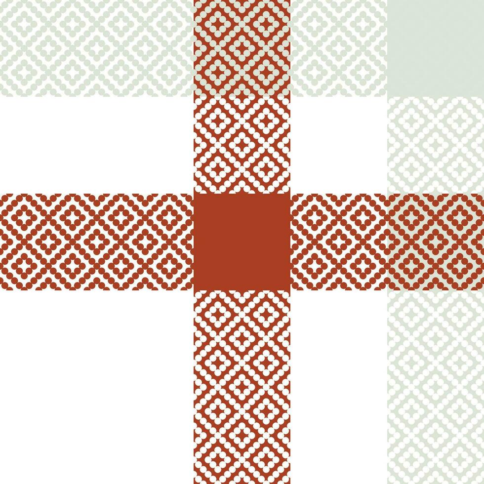 plaids patroon naadloos. katoenen stof patronen traditioneel Schots geweven kleding stof. houthakker overhemd flanel textiel. patroon tegel swatch inbegrepen. vector