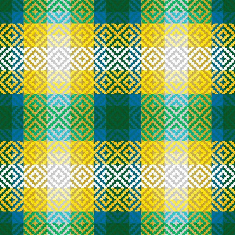 Schotse ruit plaid naadloos patroon. plaid patronen naadloos. sjabloon voor ontwerp ornament. naadloos kleding stof textuur. vector illustratie