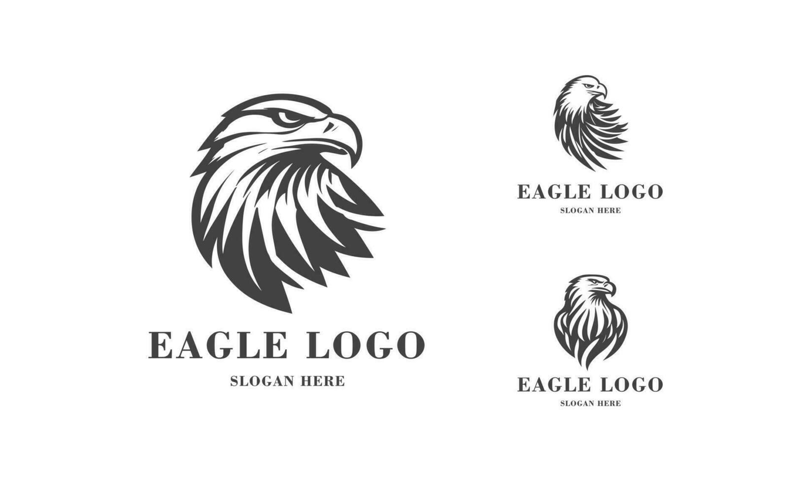 adelaar logo vector. gestileerde grafisch adelaar vogel logo sjabloon. vector