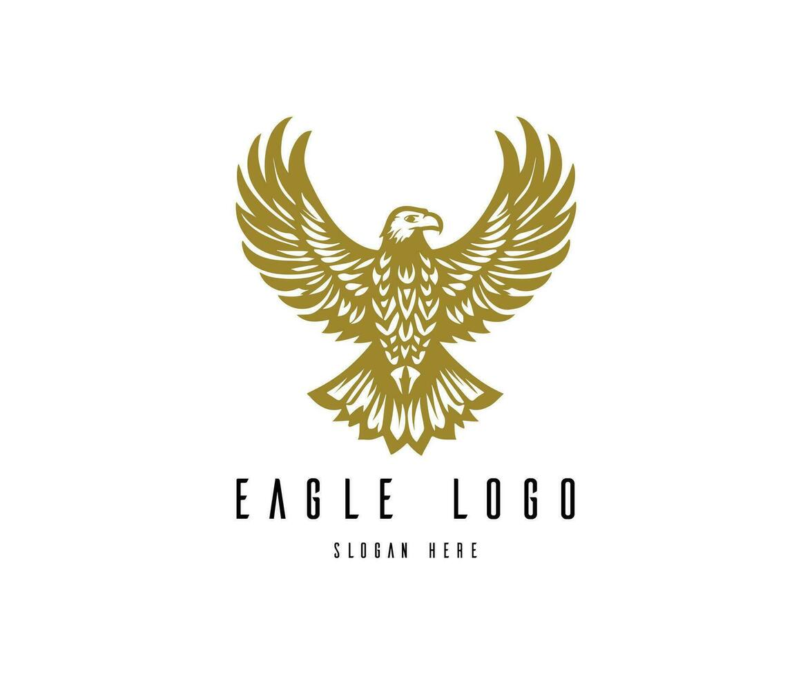 adelaar logo vector. gestileerde grafisch adelaar vogel logo sjabloon. vector