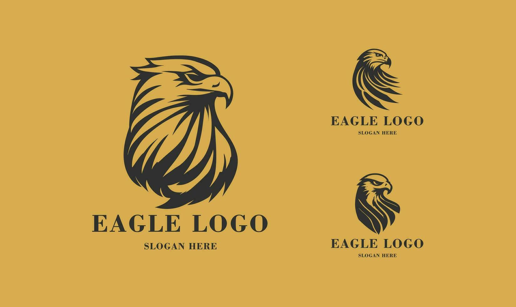 adelaar logo vector. gestileerde grafisch adelaar vogel logo sjabloon. vector