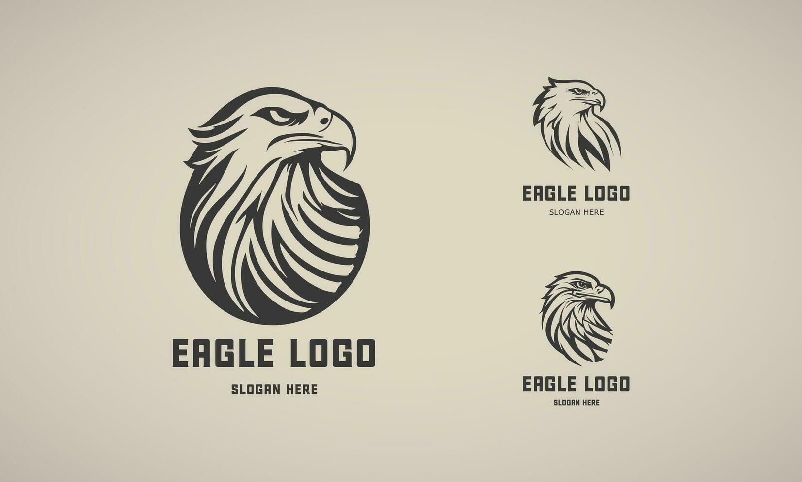 adelaar logo vector. gestileerde grafisch adelaar vogel logo sjabloon. vector