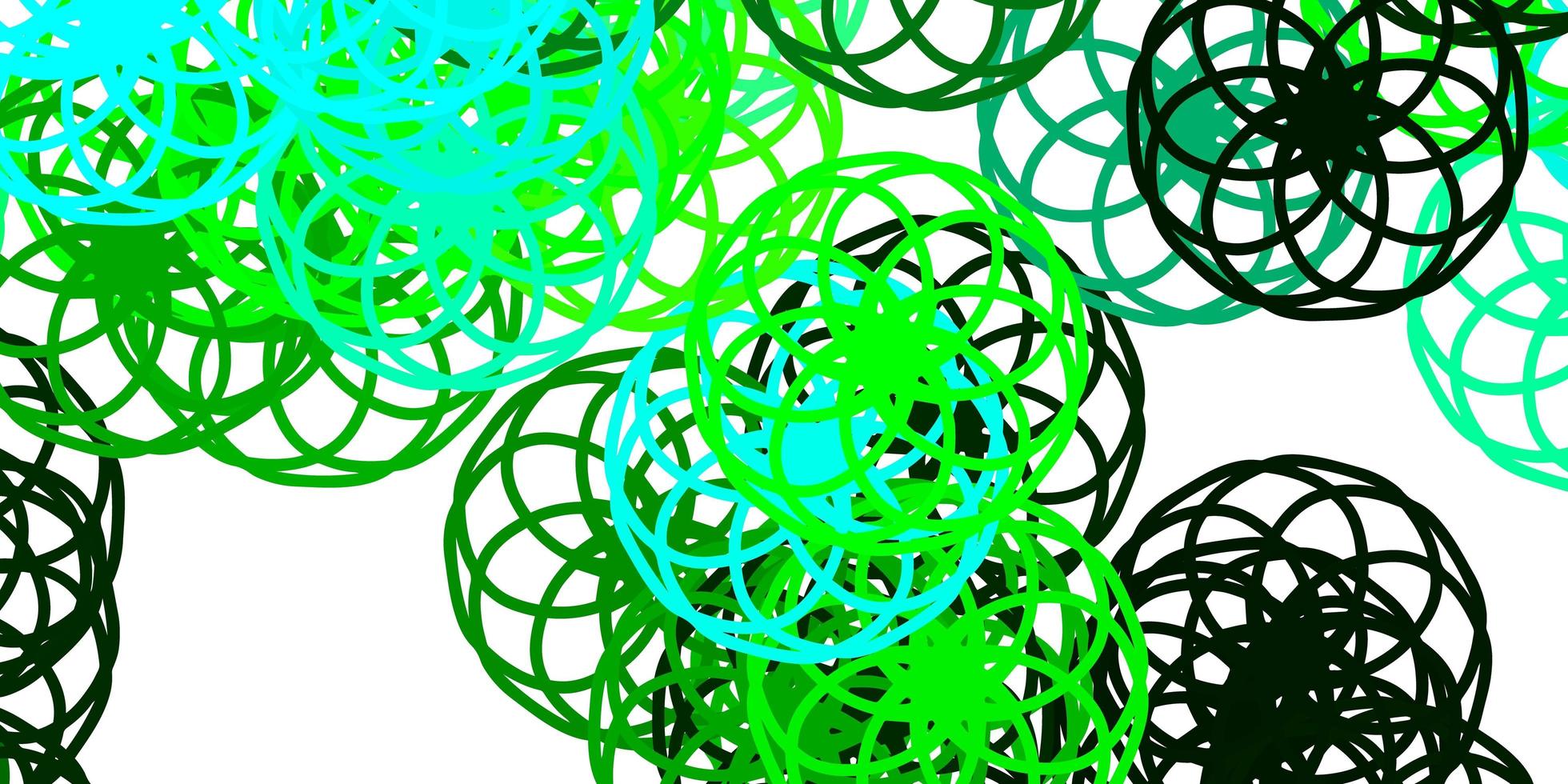 lichtblauw groen vectorpatroon met bollen vector