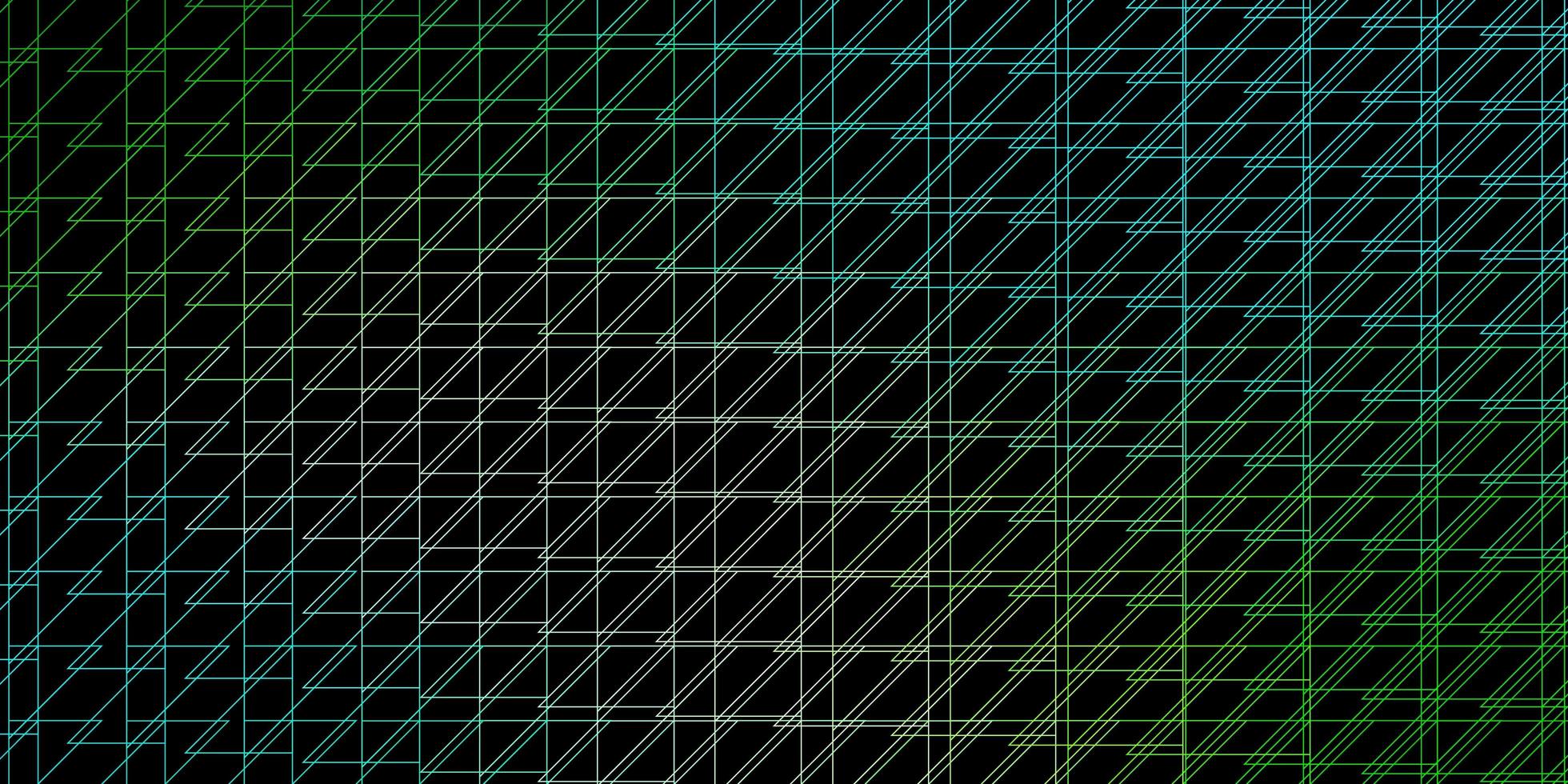 donkerblauwe gele vectorachtergrond met lijnengradiëntillustratie met rechte lijnen in abstracte stijlsjabloon voor uw ui-ontwerp vector