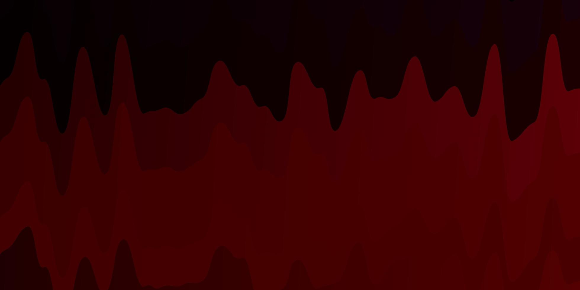 donkerblauwe rode vectorachtergrond met krommenillustratie in abstracte stijl met gradiënt gebogen patroon voor reclameadvertenties vector