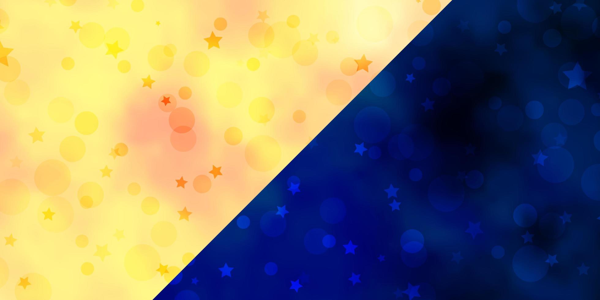 vector achtergrond met cirkels sterren glitter abstracte illustratie met kleurrijke druppels sterren sjabloon voor visitekaartjes websites