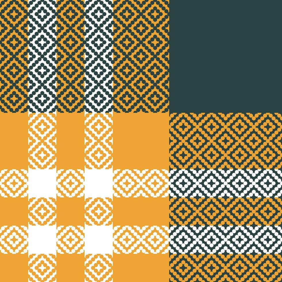 plaids patroon naadloos. katoenen stof patronen naadloos Schotse ruit illustratie vector reeks voor sjaal, deken, andere modern voorjaar zomer herfst winter vakantie kleding stof afdrukken.