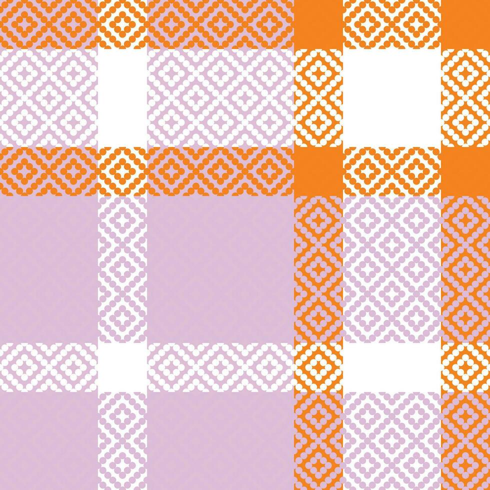 Schotse ruit plaid naadloos patroon. schaakbord patroon. sjabloon voor ontwerp ornament. naadloos kleding stof textuur. vector illustratie