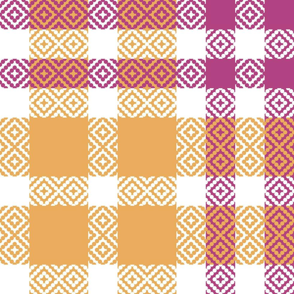 Schotse ruit plaid patroon naadloos. Schots Schotse ruit naadloos patroon. sjabloon voor ontwerp ornament. naadloos kleding stof textuur. vector illustratie