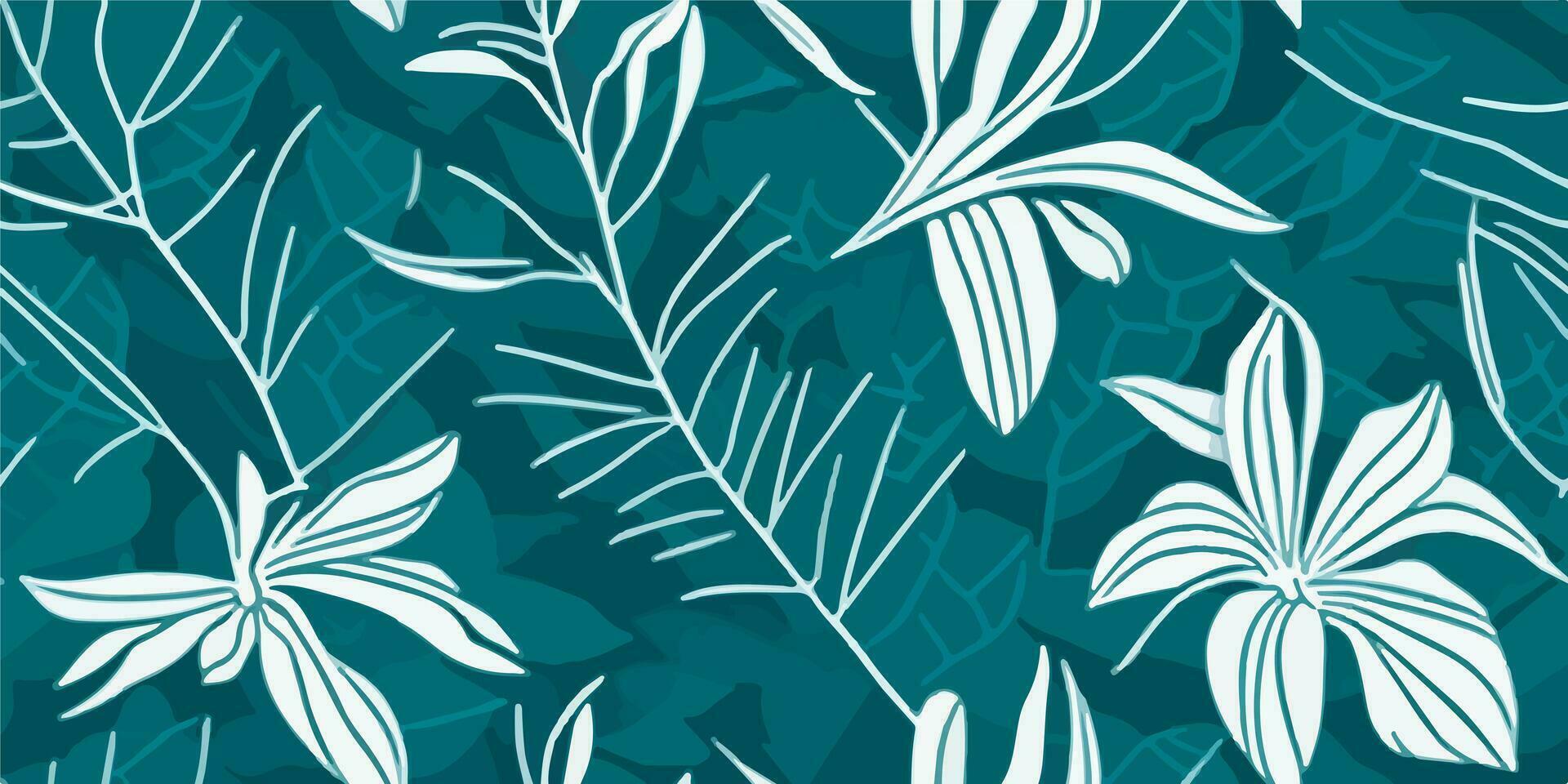 frangipani serenade. creëren melodieus patronen voor een rustig zomer ervaring vector