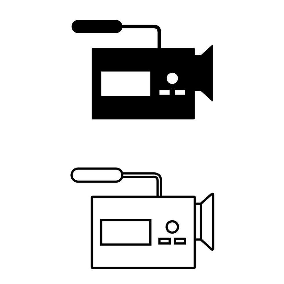bioscoop vector icoon. film illustratie symbool. film huis teken of logo.
