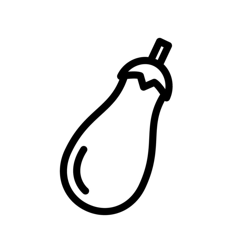 squash icoon vector. groenten illustratie teken. voedsel symbool. vector