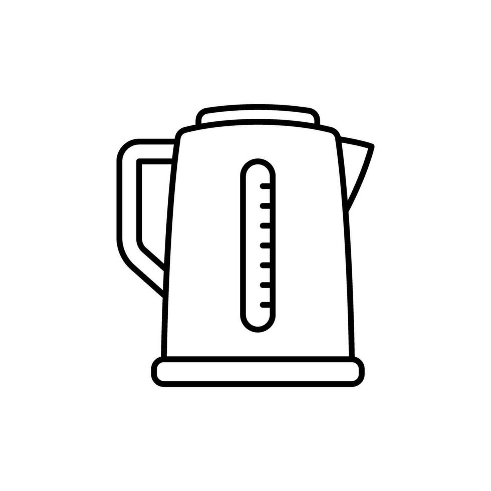 theepot icoon vector. waterkoker illustratie teken. thee symbool. thee ketel logo. heet drinken markering. vector