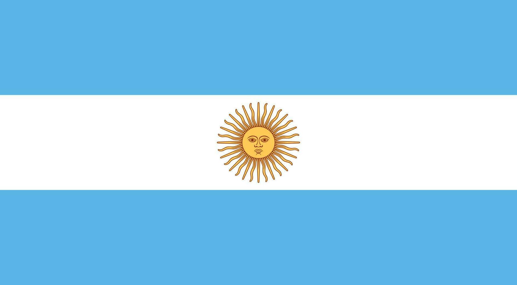 Argentinië nationaal vlag vector illustratie