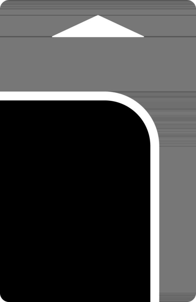 sleutel kaart glyph icoon in vlak stijl. vector