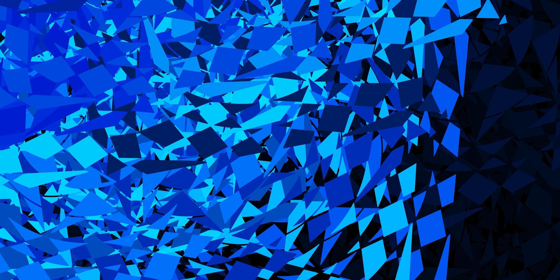 donkerblauwe vectorachtergrond met veelhoekige stijl vector