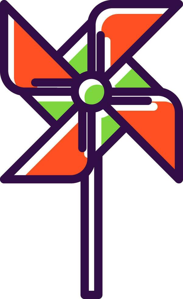 pinwheel vector icoon ontwerp