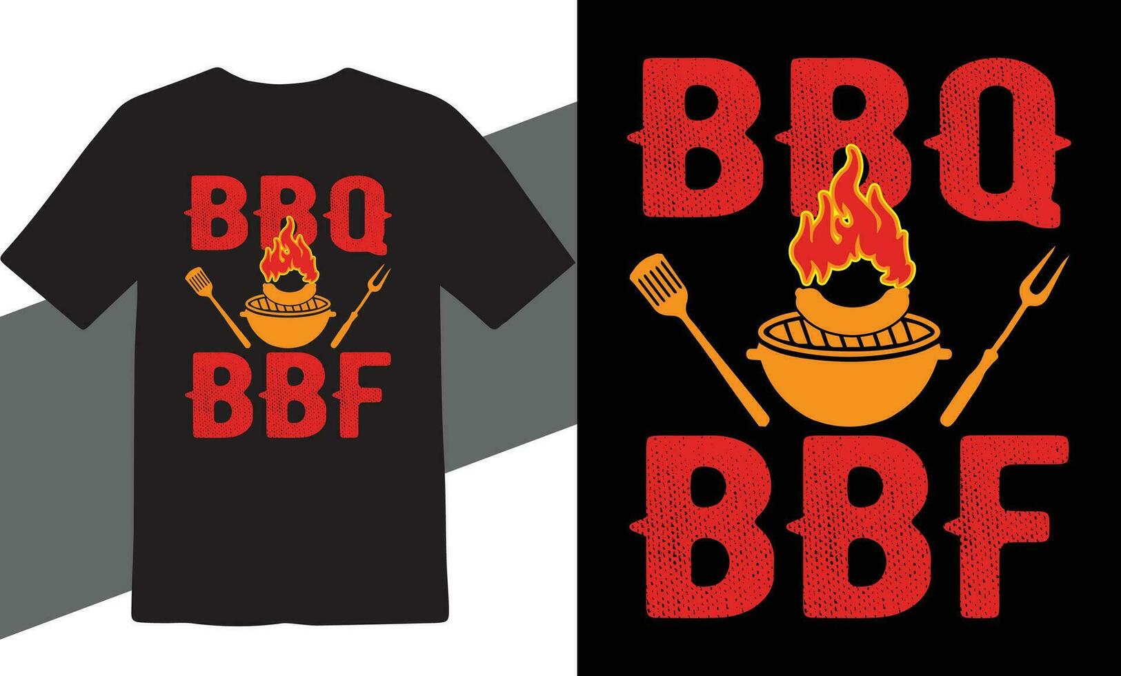 pro het beste bbq vector t overhemd ontwerp