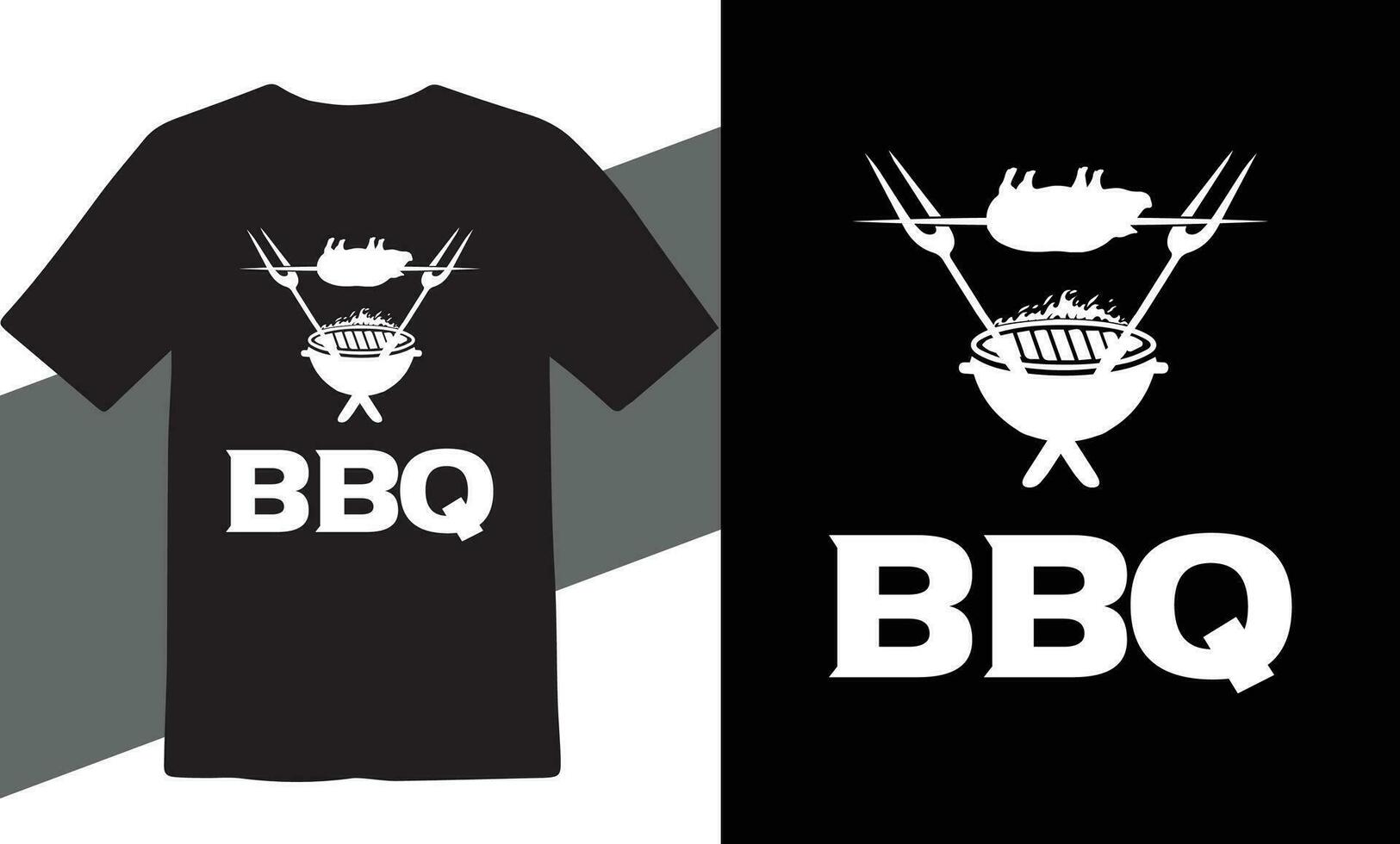 bbq vector t overhemd ontwerp vrij vector downloaden