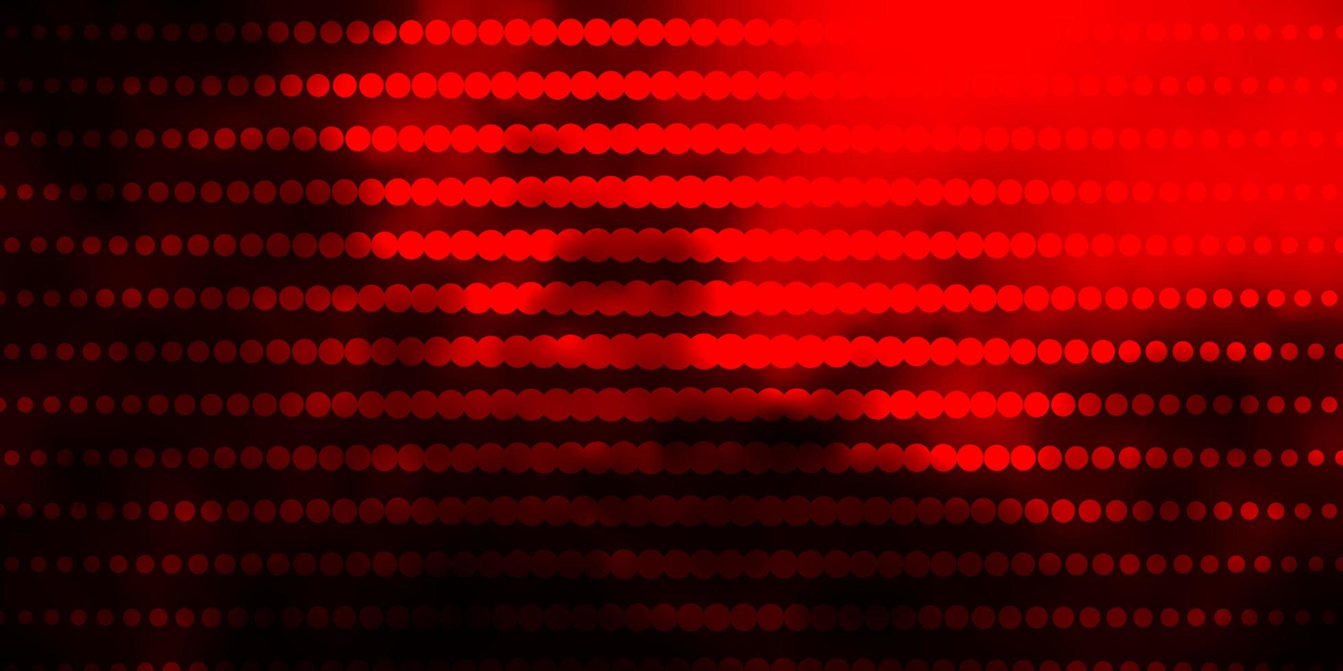 donkeroranje vectorsjabloon met cirkels abstracte kleurrijke schijven op eenvoudig achtergrondpatroon met kleurovergang voor behanggordijnen vector