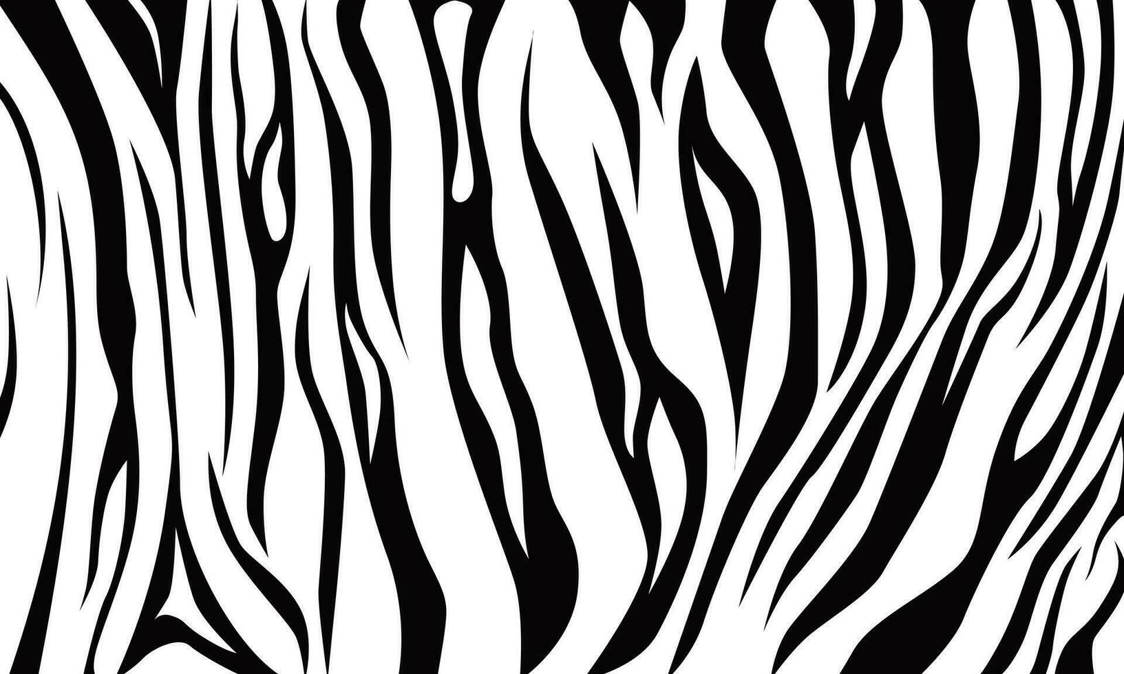 zebra afdrukken, dier huid, tijger strepen, abstract patroon, lijn achtergrond, kleding stof. verbazingwekkend hand- getrokken vector illustratie. poster, spandoek. zwart en wit kunstwerk, monochroom