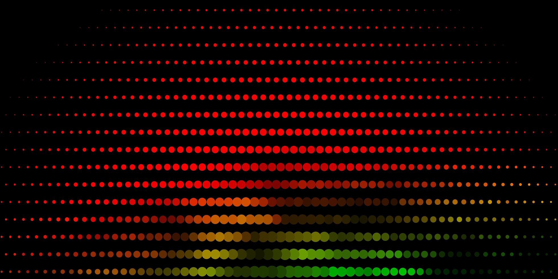 donker veelkleurig vectorpatroon met bollen abstracte kleurrijke schijven op eenvoudig achtergrondpatroon met kleurovergang voor bedrijfsadvertenties vector