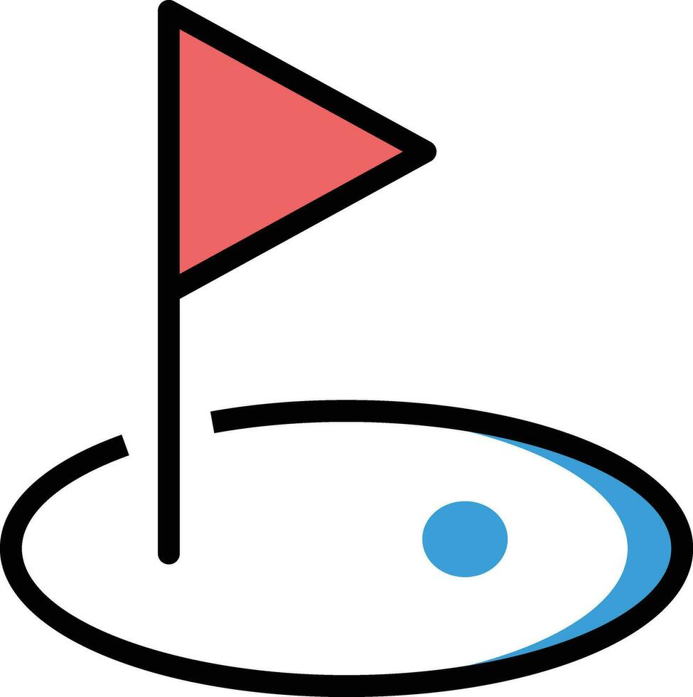 golf vector illustratie Aan een achtergrond.premium kwaliteit symbolen.vector pictogrammen voor concept en grafisch ontwerp.