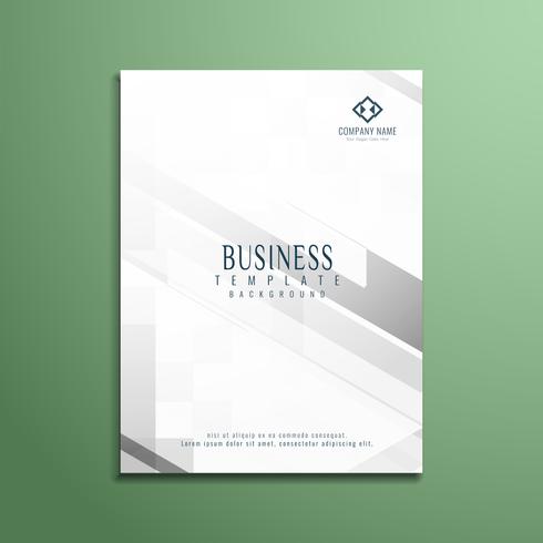 Abstract grijs geometrische business flyer sjabloonontwerp vector